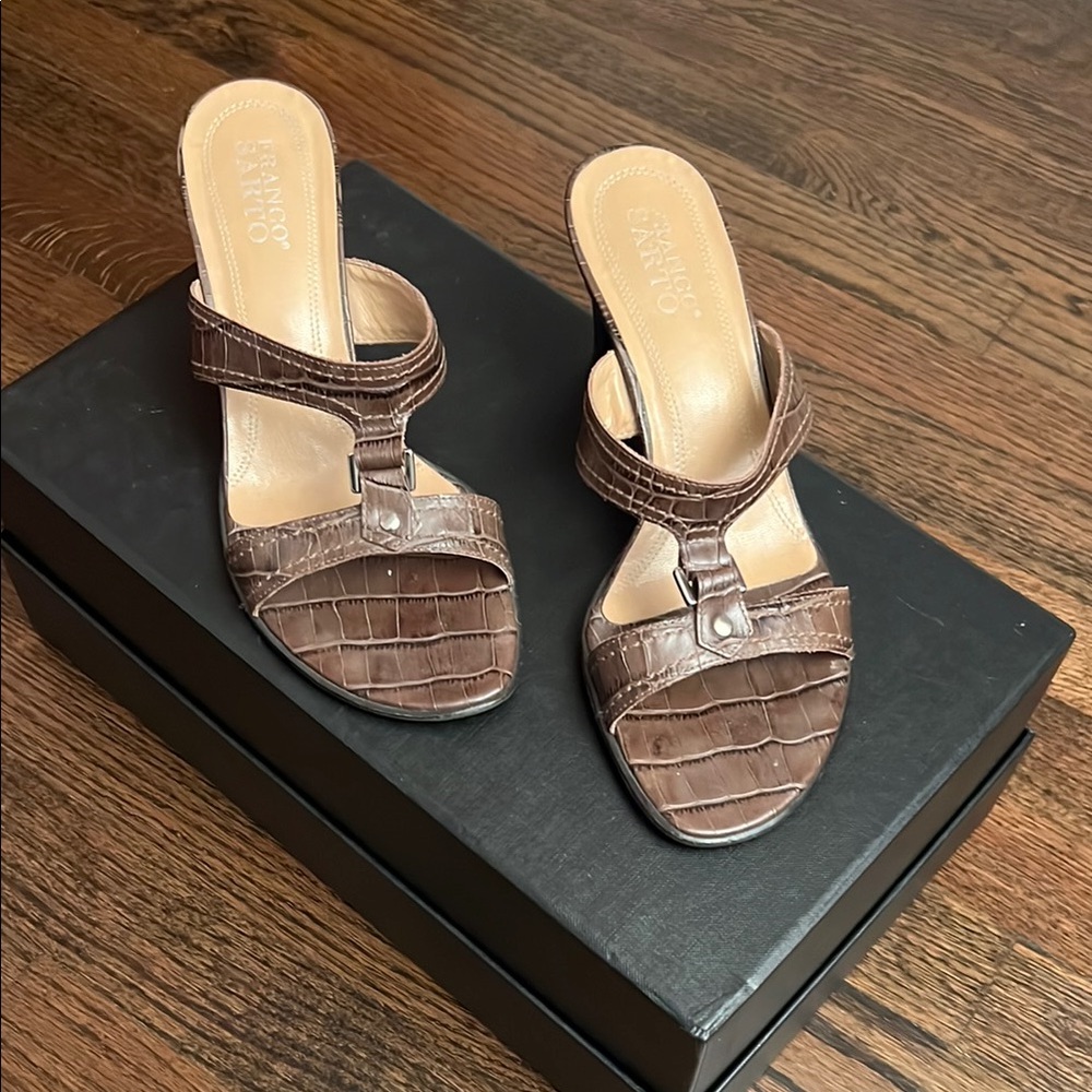 Franco Sarto Brown Women's Sandals